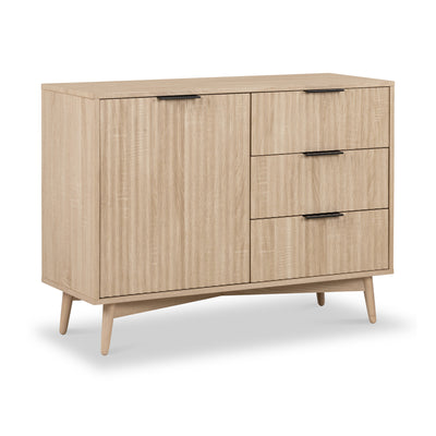 Jakob Oak Grooved Small Sideboard