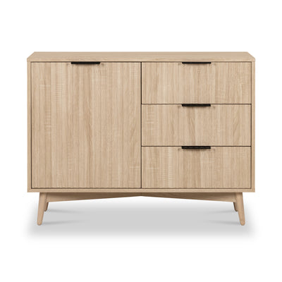 Jakob Oak Grooved Small Sideboard