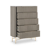 Amelie Fluted 5 Drawer Chest from Roseland Furniture