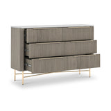 Amelie Fluted 6 Drawer Chest from Roseland Furniture