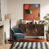 Moira Oak Large Sideboard cabinet from Roseland Furniture