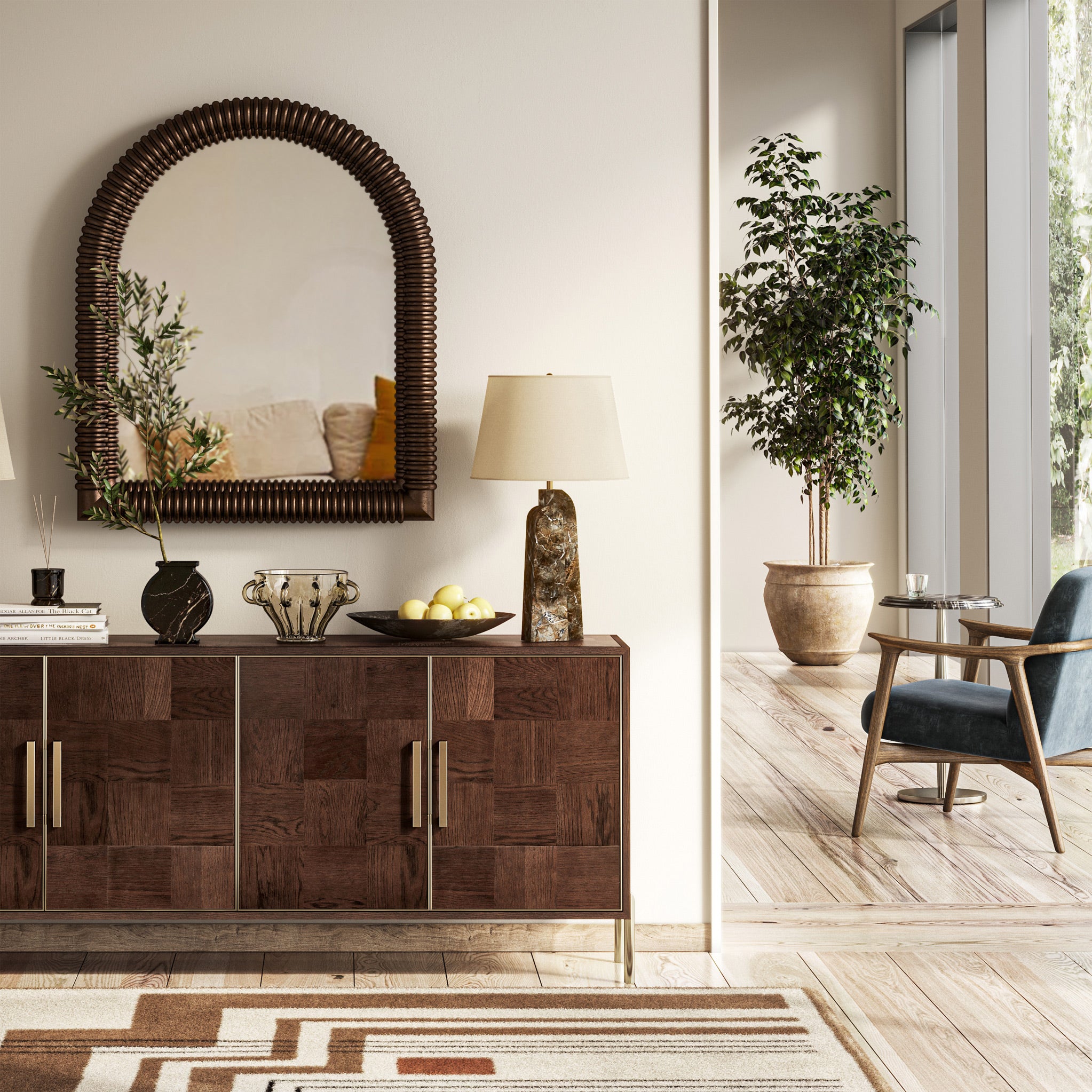 Extra large deals modern sideboard