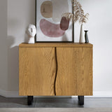 Isaac Oak Small Sideboard from Roseland Furniture