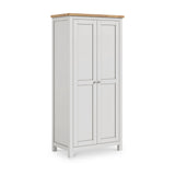 Farrow Grey Double Full Hanging Wardrobe from Roseland Furniture