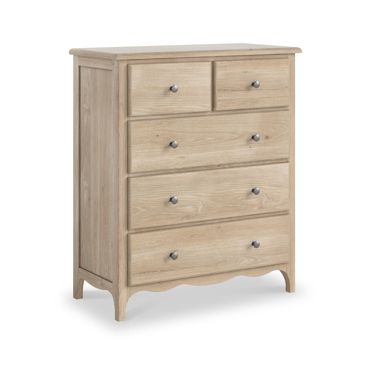 Celine Oak 2 Over 3 Drawer Chest from Roseland Furniture