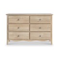 Celine Oak 6 Drawer Chest