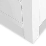 Farrow White XL 5 Drawer Tallboy Chest