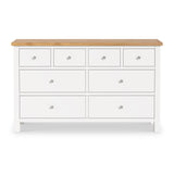 Farrow White XL 8 Drawer Large Chest 