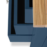 Farrow XL Navy Blue 2 Over 3 Chest Of Drawers from Roseland Furniture