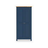 Farrow Navy Blue Double Full Hanging Wardrobe from Roseland Furniture