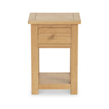 Duchy Oak 1 Drawer Bedside Cabinet