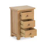 Duchy Oak 3 Drawer Nightstand