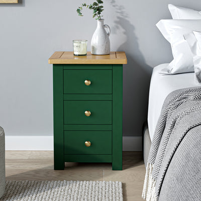 Duchy Bedside Table with Oak Top