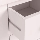 Duchy Dorchester Pink 3 Drawer Bedside Table