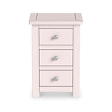 Duchy Dorchester Pink 3 Drawer Nightstand