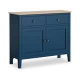 Penrose Navy Blue Small Sideboard Cabinet with metal handles from Roseland Furniture