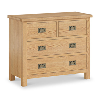 Lanner Oak 2 Over 2 Drawer Chest