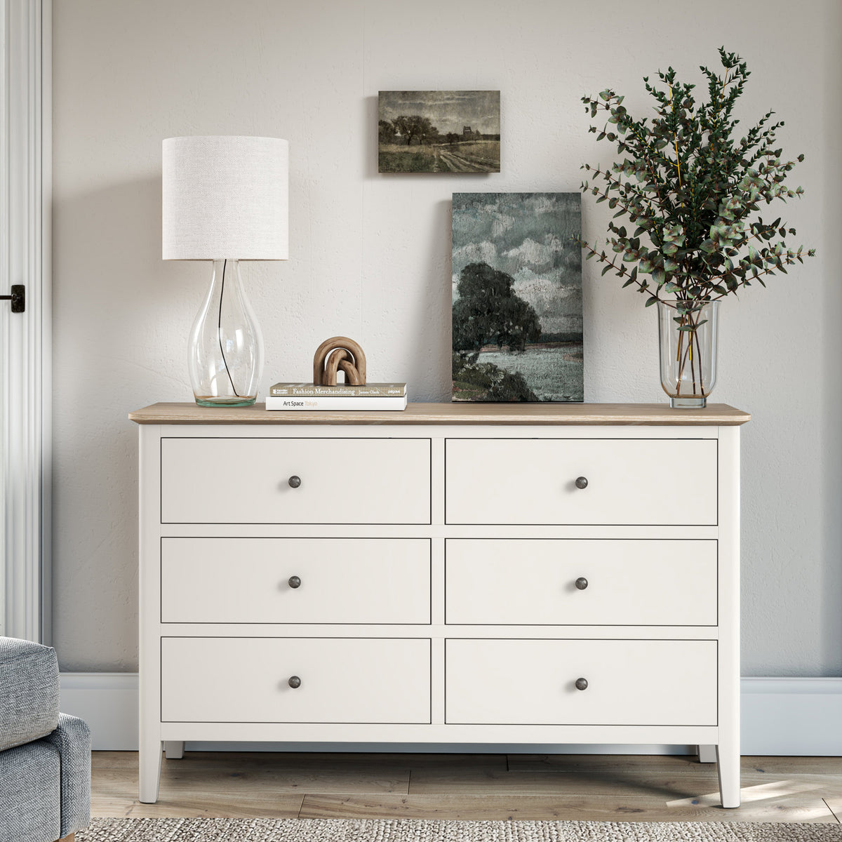 Penrose 6 Drawer Chest from Roseland Furniture