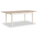 Penrose Coconut White Extending Rectangular Dining Table from Roseland Furniture