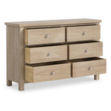 Farrow Oak 6 Drawer Chest