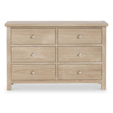 Farrow Oak 6 Drawer Chest for bedroom