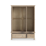 Farrow Oak 3 Door Wardrobe with Drawers