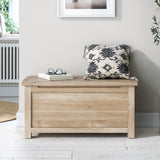 Farrow Oak Blanket Box from Roseland Furniture