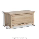 Farrow Oak Blanket Box