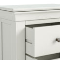 Colette Warm White 2 Drawer Bedside Table from Roseland Furniture