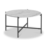 Pimlico-Banswara-Marble-Grey-Round-Coffee-Table from Roseland Furniture