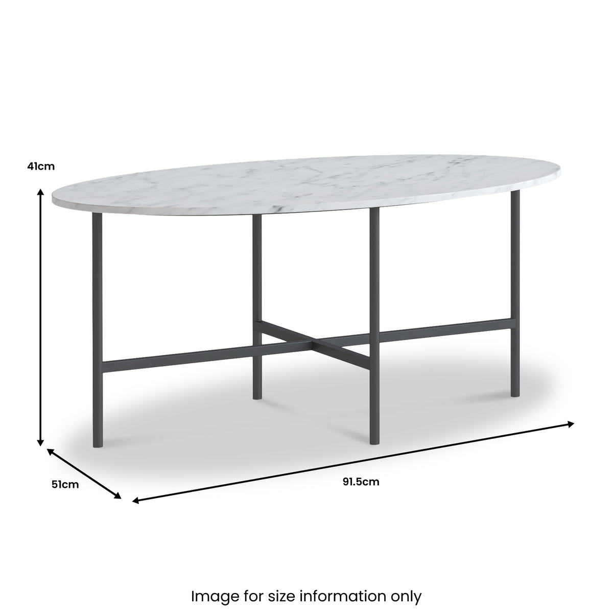 Pimlico-Banswara-Marble-Grey-Oval-Coffee-Table from Roseland Furniture