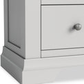 Colette Grey 2 Drawer Bedside Table from Roseland Furniture