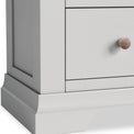 Colette Grey 2 Drawer Bedside Table from Roseland Furniture