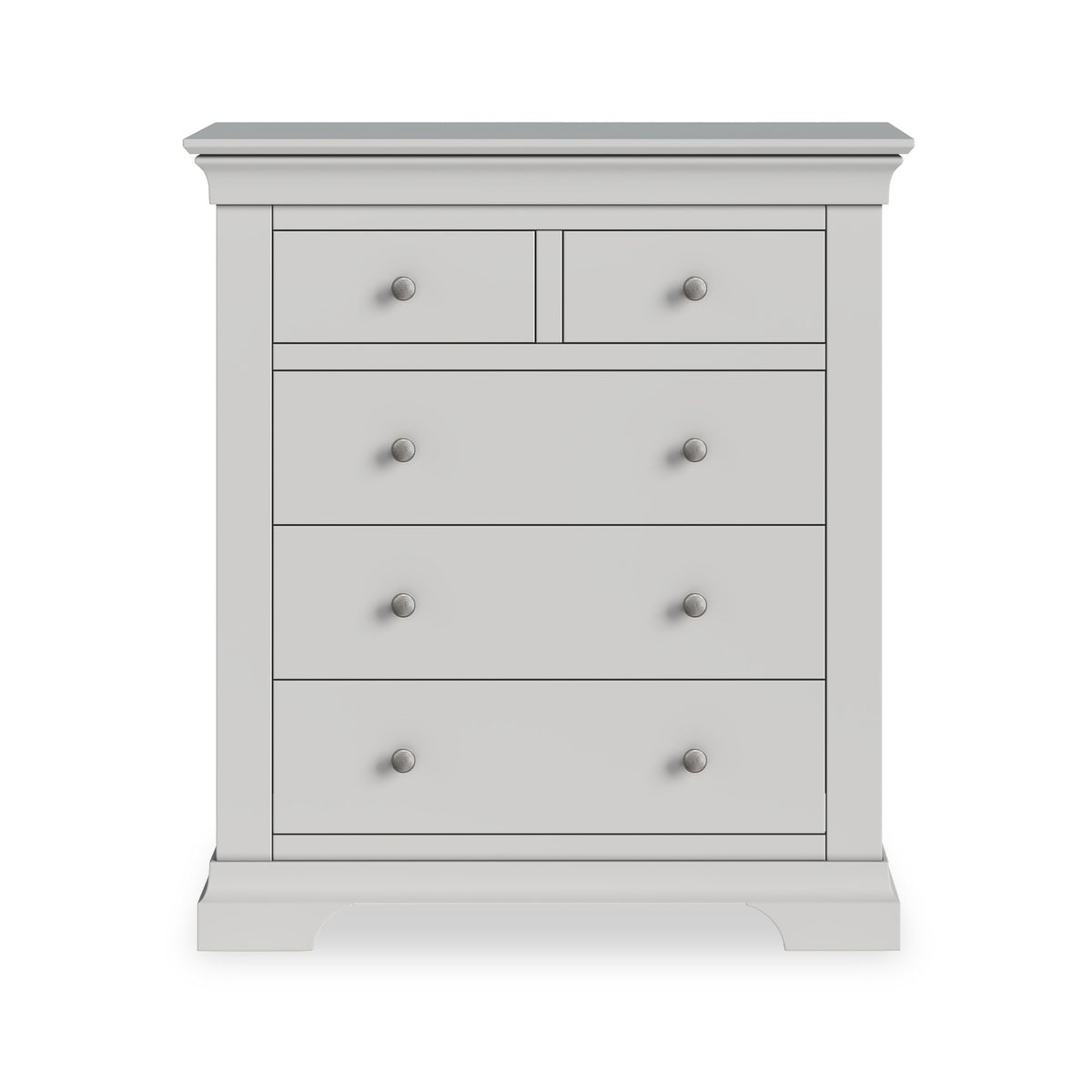 Colette Grey 2 Over 3 Chest Of Drawers from Roseland Furniture