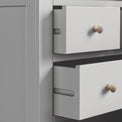 Colette Grey 2 Over 3 Chest Of Drawers from Roseland Furniture