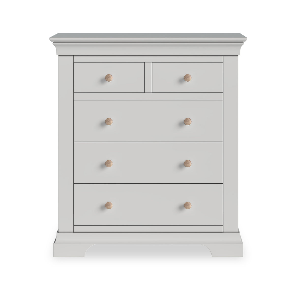 Colette Grey 2 Over 3 Chest Of Drawers from Roseland Furniture