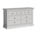 Colette Grey 3 Over 4 Chest Of Drawers from Roseland Furniture