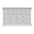 Colette Grey 3 Over 4 Chest Of Drawers from Roseland Furniture