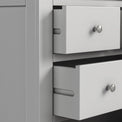 Colette Grey 4 Over 6 Chest Of Drawers from Roseland Furniture