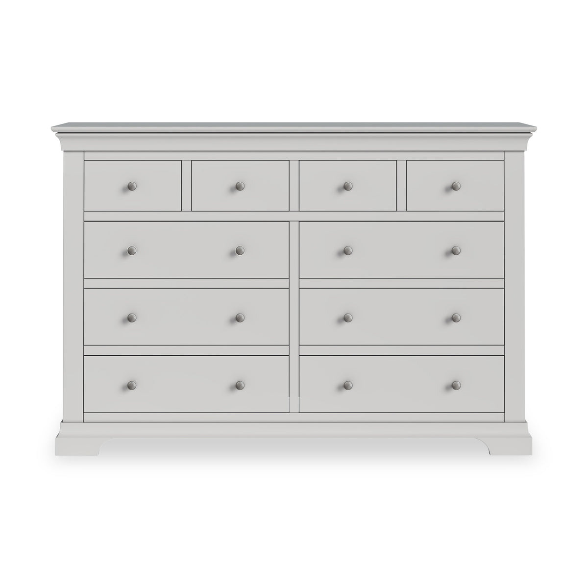 Colette Grey 4 Over 6 Chest Of Drawers from Roseland Furniture