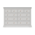 Colette Grey 4 Over 6 Chest Of Drawers from Roseland Furniture