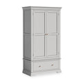 Colette Grey Double Wardrobe Drawer from Roseland Furniture