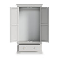 Colette Grey Double Wardrobe Drawer from Roseland Furniture