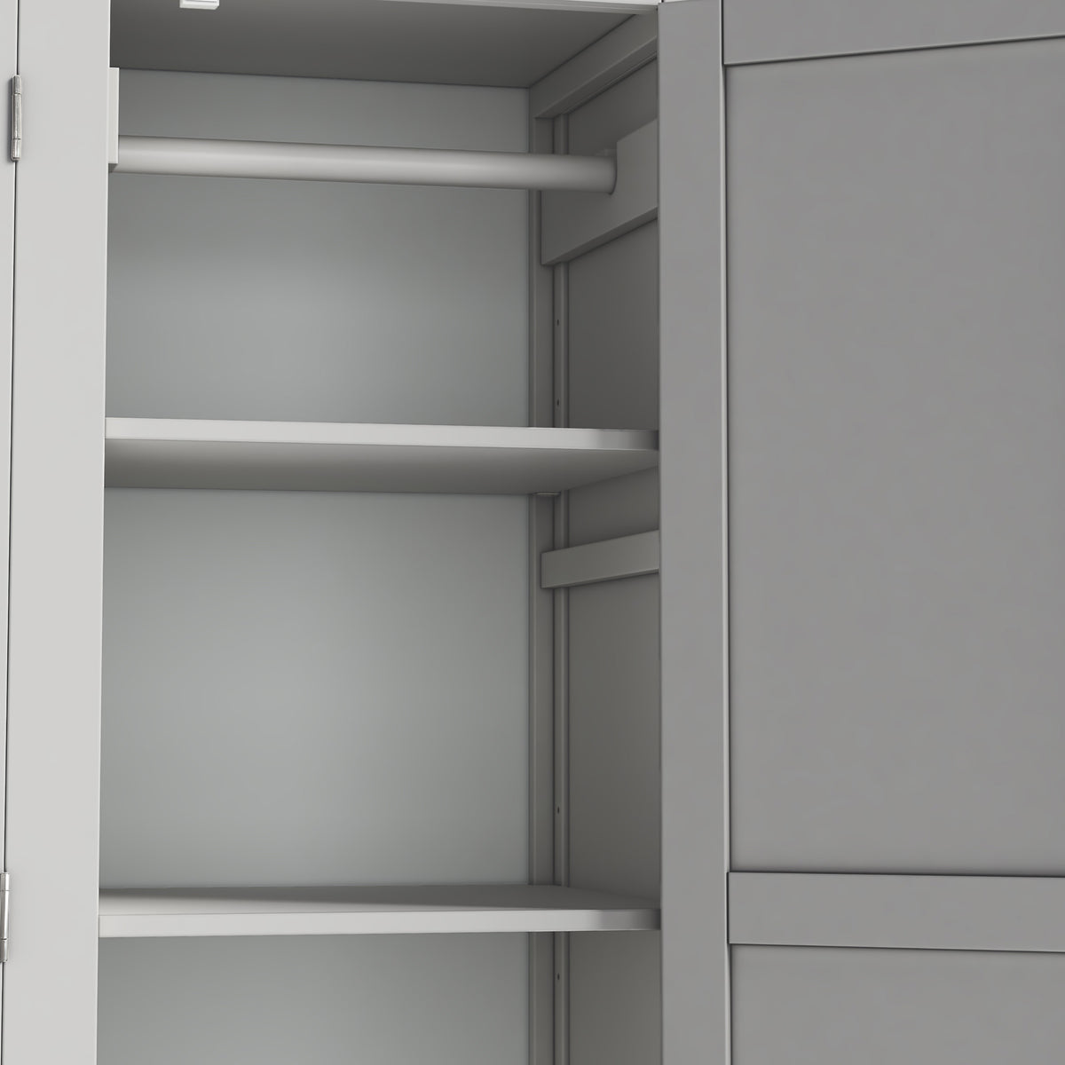 Colette Grey Triple Wardrobe Drawer from Roseland Furniture