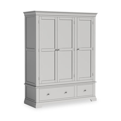 Colette Triple Wardrobe with 2 Drawers