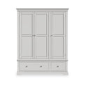 Colette Grey Triple Wardrobe Drawer from Roseland Furniture