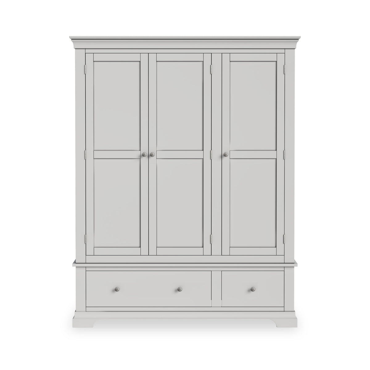 Colette Grey Triple Wardrobe Drawer from Roseland Furniture