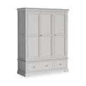 Colette Grey Triple Wardrobe Drawer from Roseland Furniture