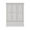 Colette Grey Triple Wardrobe Drawer from Roseland Furniture