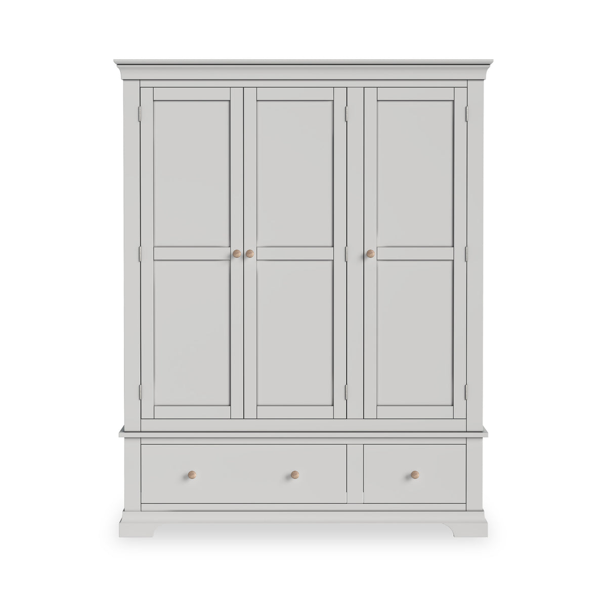 Colette Grey Triple Wardrobe Drawer from Roseland Furniture